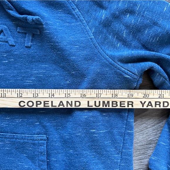 Ariat Women's REAL Logo Hoodie French Terry Cloth Blue size Medium - Picture 9 of 10